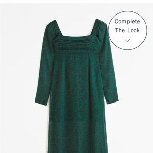 Abercrombie and Fitch - Emerson Chiffon Long-Sleeve Midi Dress